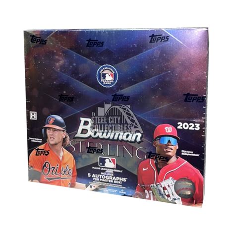 bowman sterling 2023|2023 bowman sterling baseball hobby box.